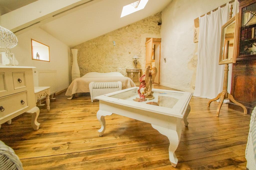 Chambres D'Hotes Domaine De La Rose Des Vents Castelnau-sur-lʼAuvignon Zimmer foto